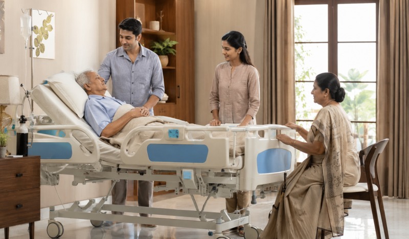 hospital bed for elderly at home