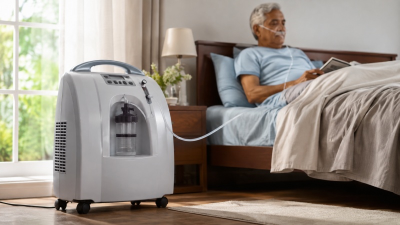 home oxygen concentrator machine for oxygen therapy