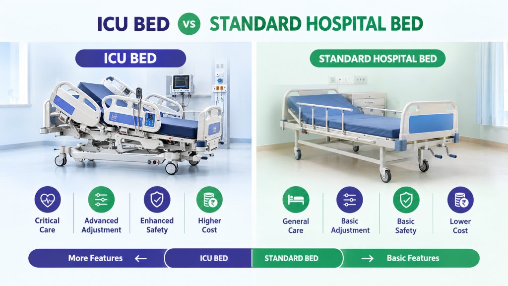 ICU Bed vs Standard Bed