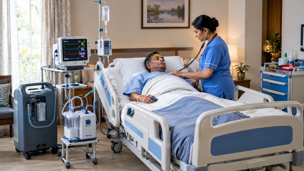 Setting Up ICU-Level Care at Home